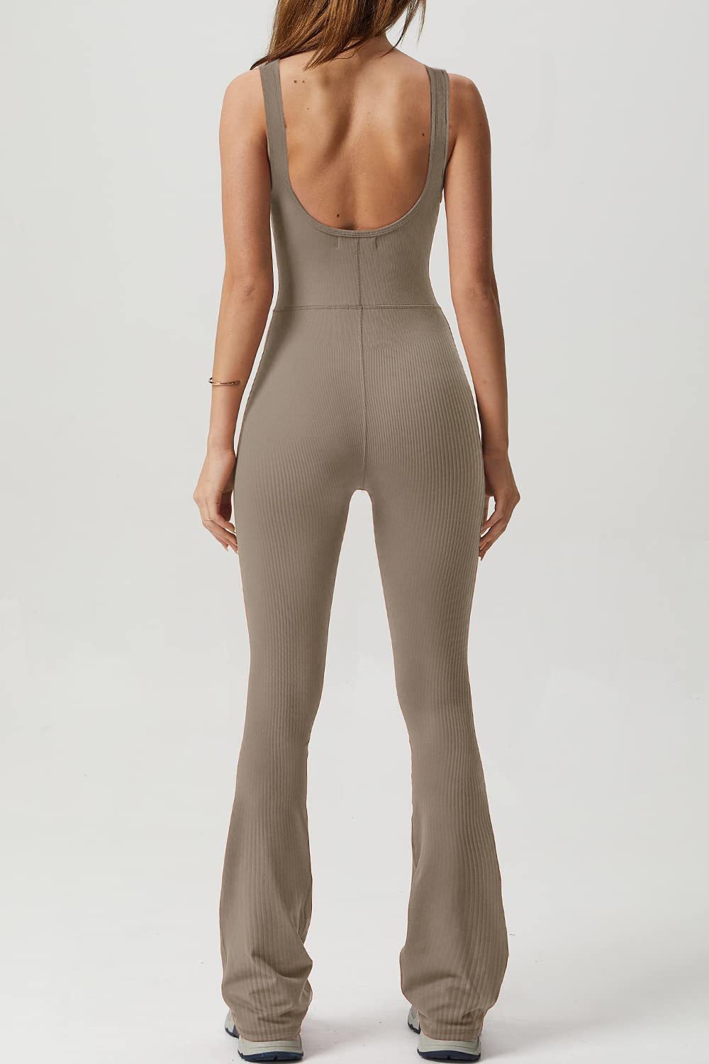 Fashion Clothing 2023 New Tight Stretch Solid Color Jumpsuit