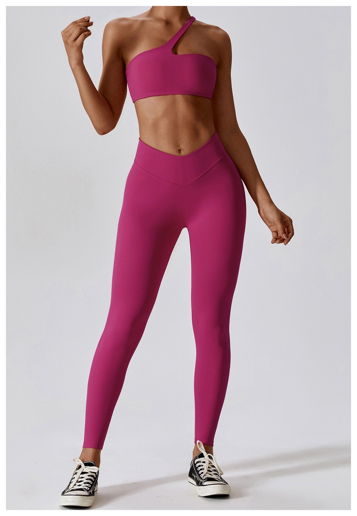 High Waist Abdominal Hip Lifting Naked Yoga Pants Quick-drying Fitness Running Pants Outer Wear Tight Sports Pants 8110